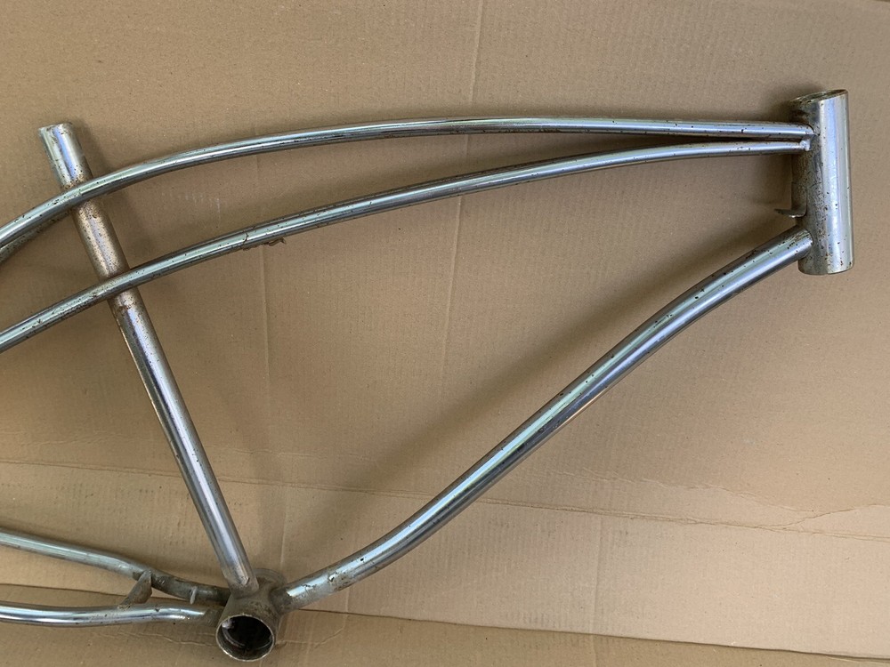 Vintage Sears / Murray Spaceliner Chrome Plated Bicycle Frame