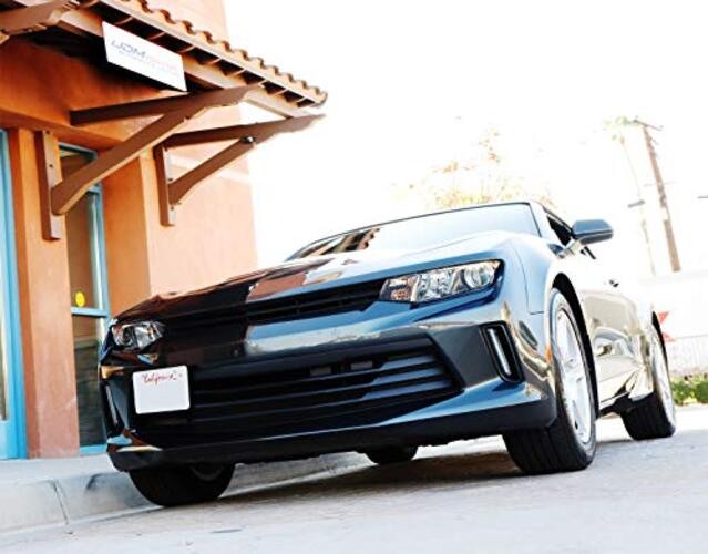 No Drill Front Bumper Tow Hook License Plate Mounting Bracket Adapter Kit