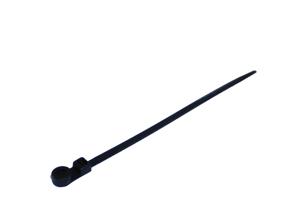 100- 8" Zip Tie Strap Wire Harness Screw Anchor Hole Mount Base Cable Attaching