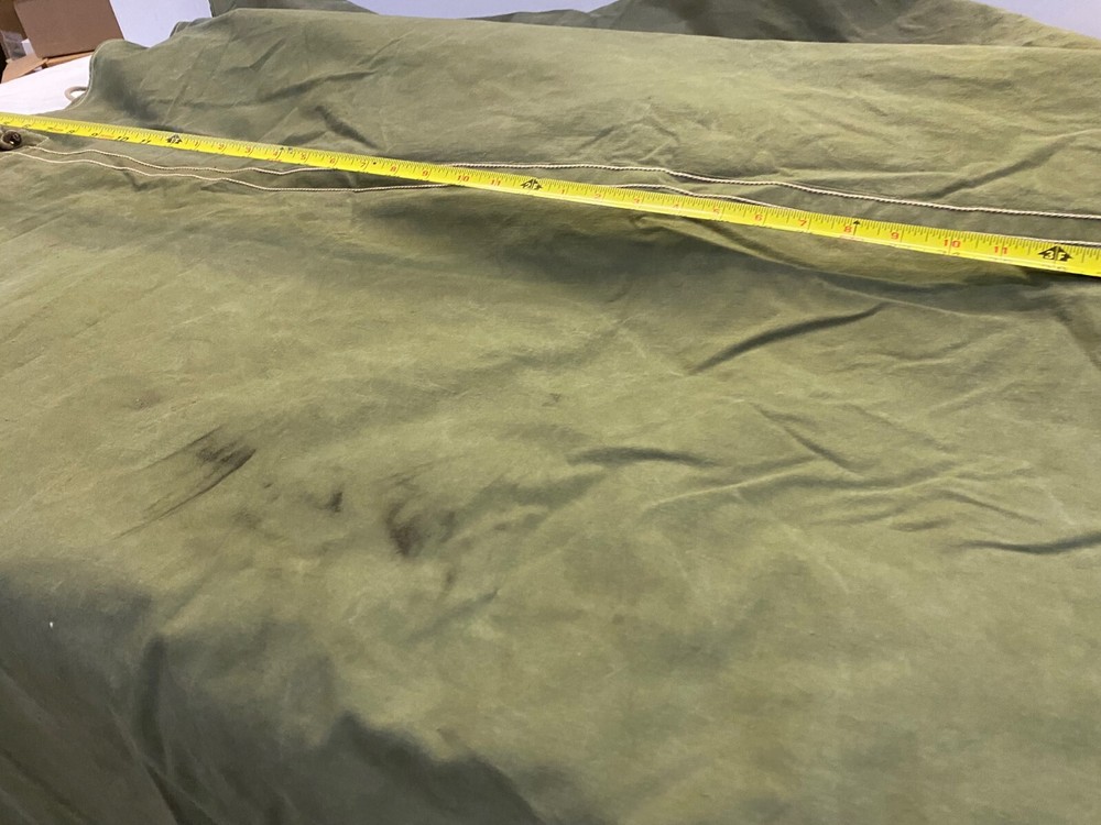 Post WW2 Shelter Half, Button style USED