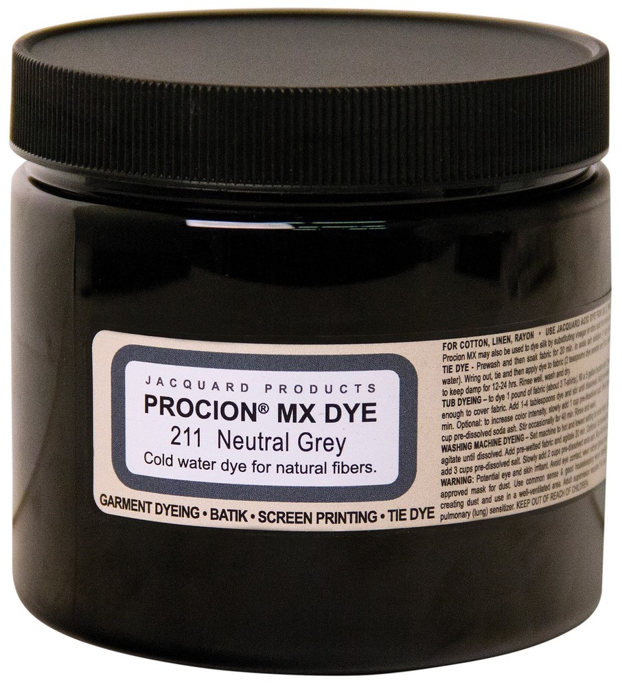 Jacquard Procion MX Dye 8oz-Neutral Gray