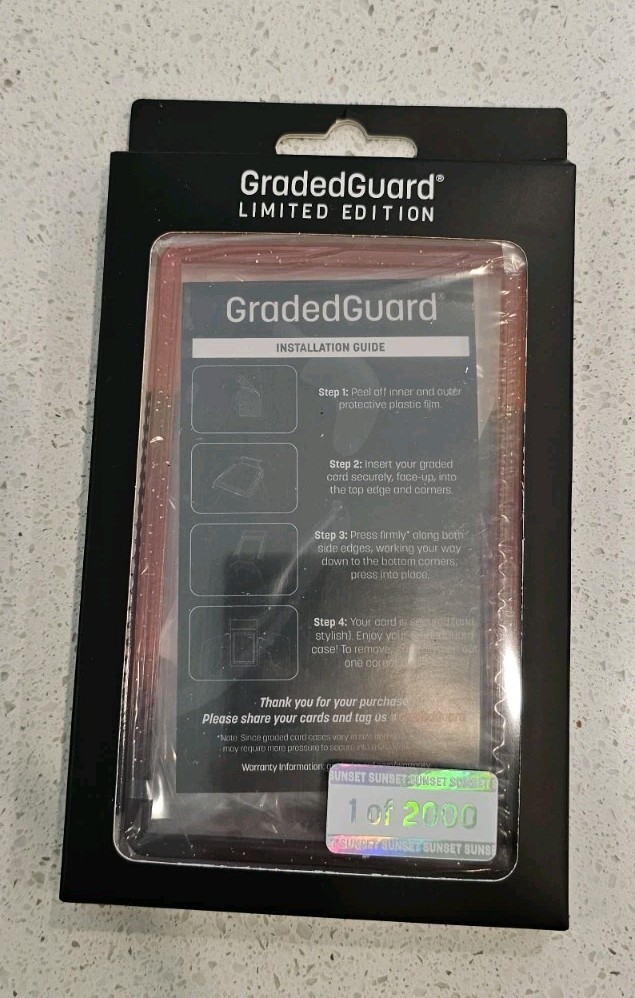 GradedGuard PSA Graded Card Case Guard Protector SUNSET Limited Edition 2000