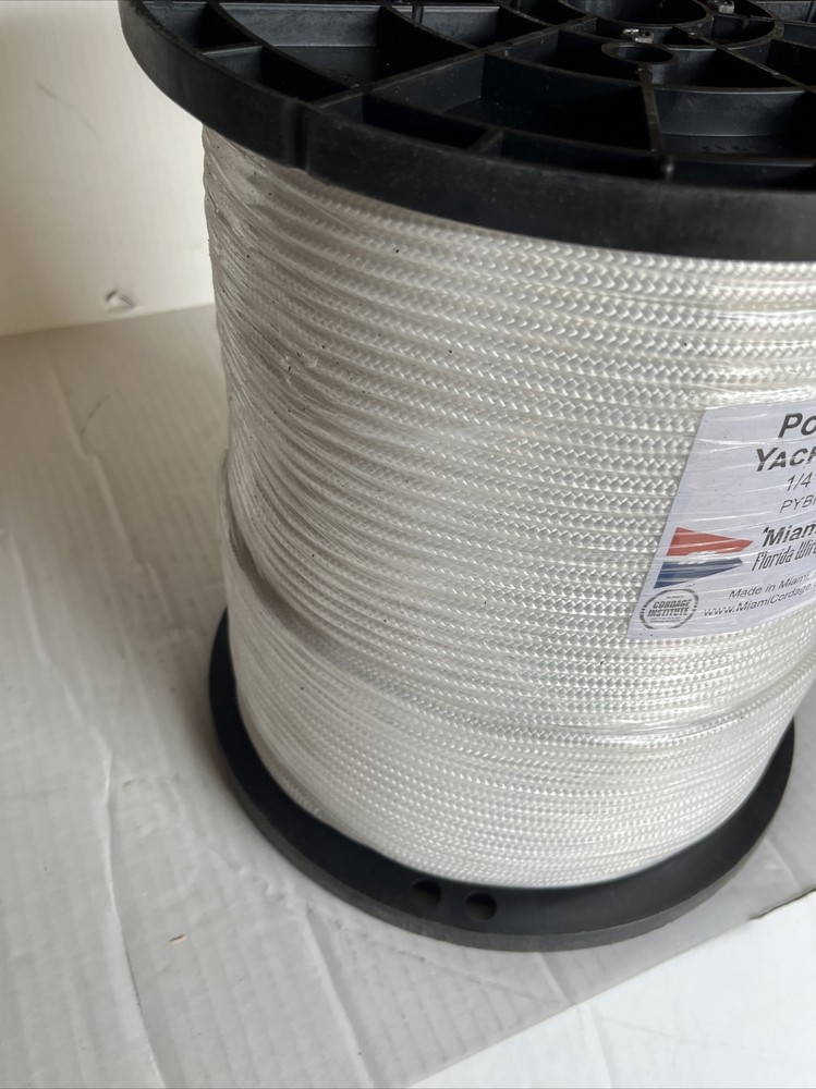 1/4 x 1,200 Ft Braid-Yacht Braid polyester rope