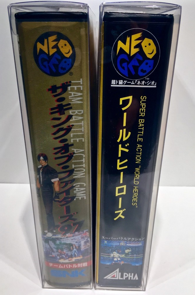 1 Box Protector For NEO GEO AES Game Boxes Standard / Clamshell Read! Custom