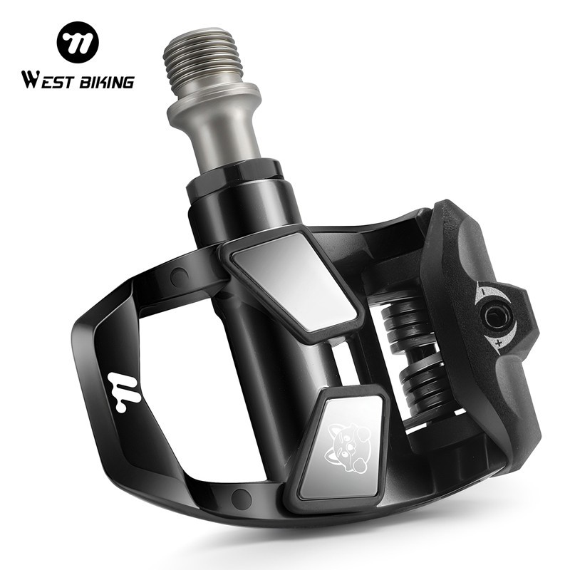 WEST BIKING 3 Bearings Bicycle Clipless Pedals with Cleats for Look System
