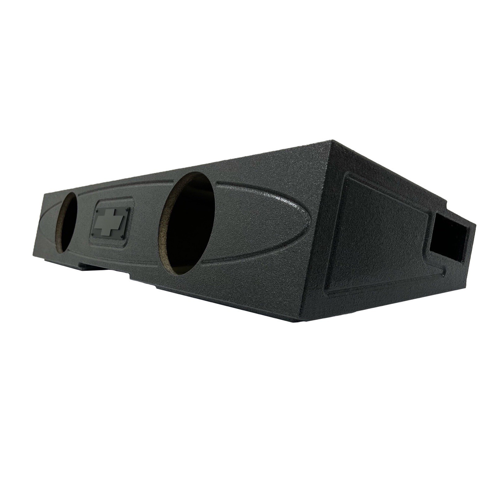 Silverado Sierra 14-18 Crew Cab Subwoofer Box Enclosure 4x8 Ported Front Fire