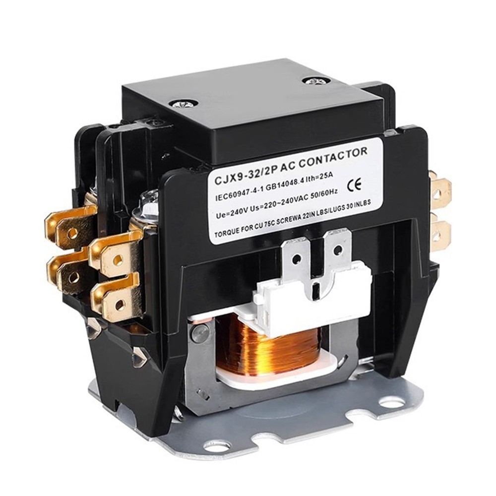 Reliable 2 Pole 220V Motor Contactor for Smooth Air Conditioner Function
