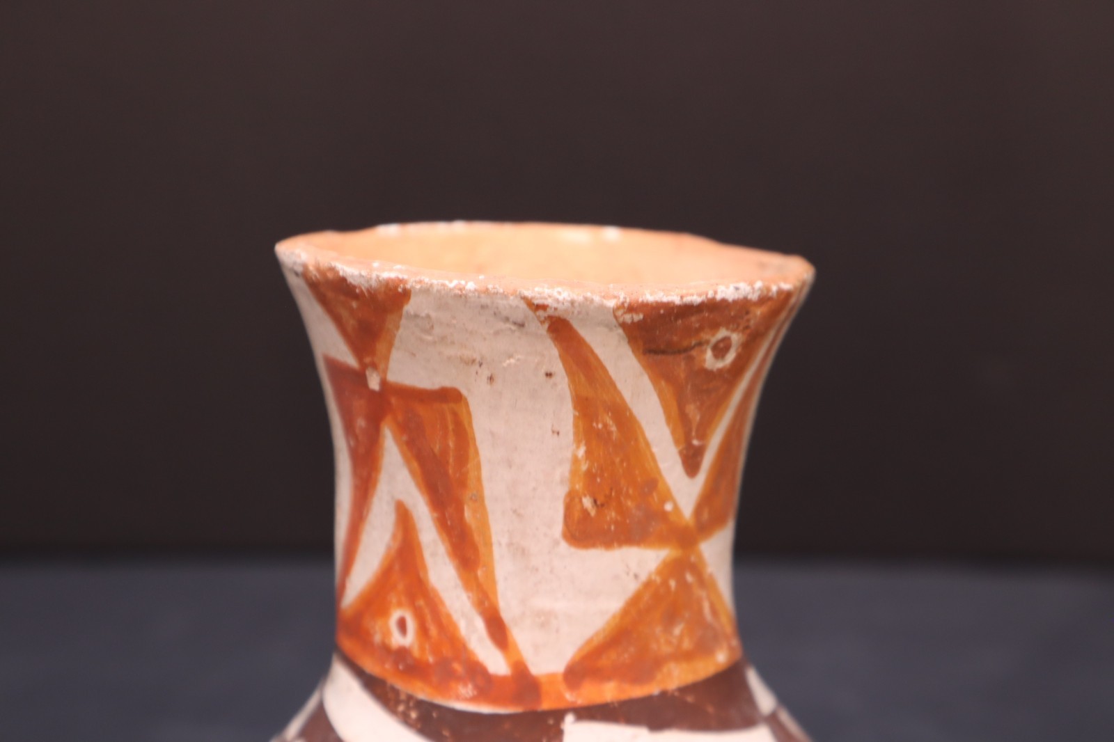 Antique Acoma Pueblo Pottery Polychrome Jar Jug Vase Pot Hand Coiled VTG Native