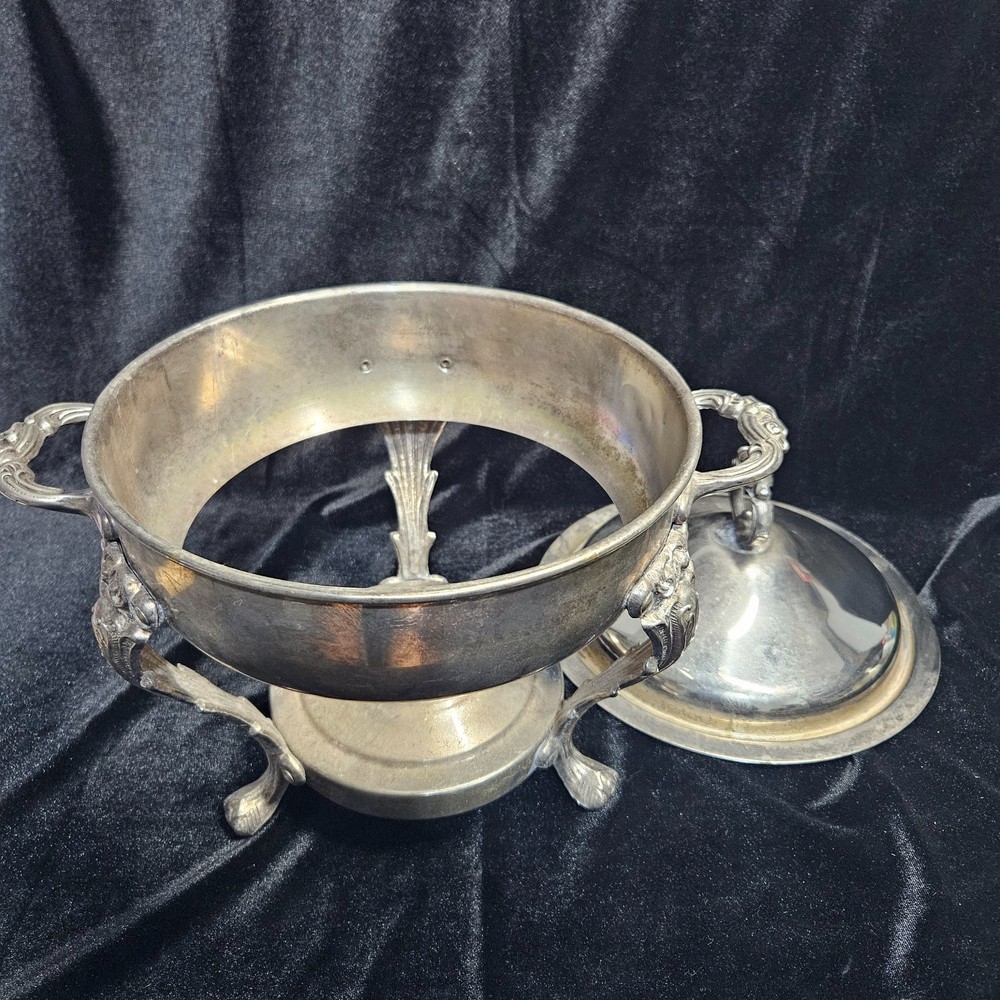 Vintage Silver Plated Chafing Dish