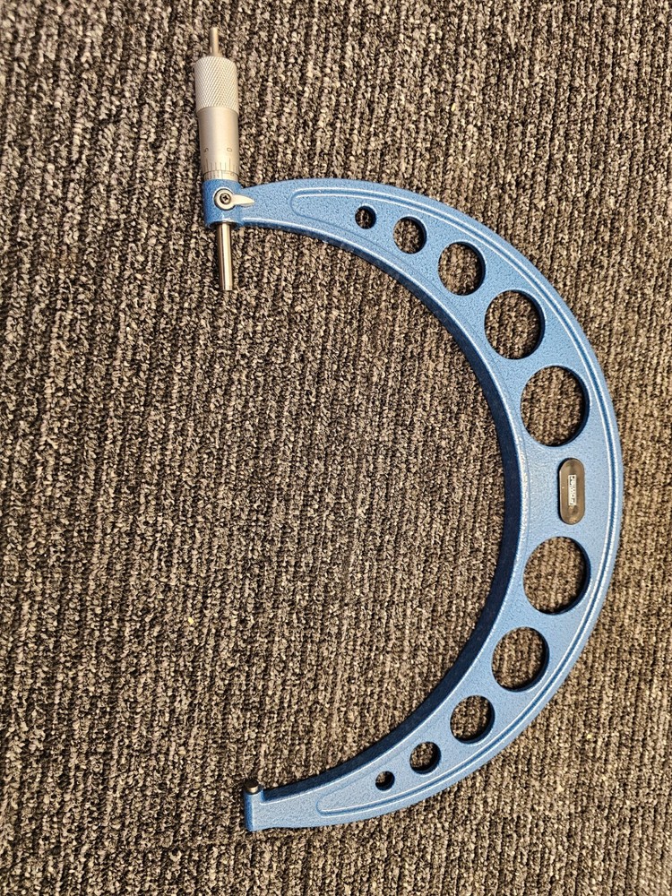 Fowler 210848875 Outside Micrometer, 9" - 10" Range, 0.0001" Blue