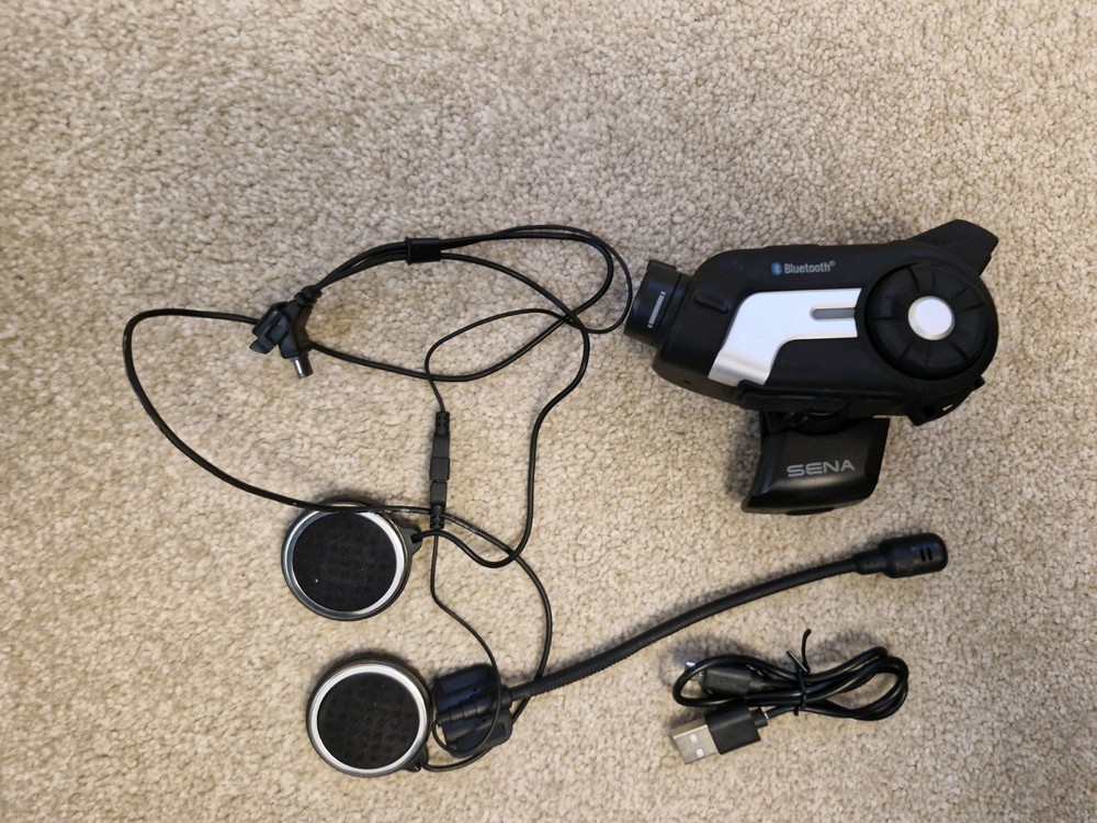 Sena 10c Bluetooth Motorbike Communication System Intercom camera