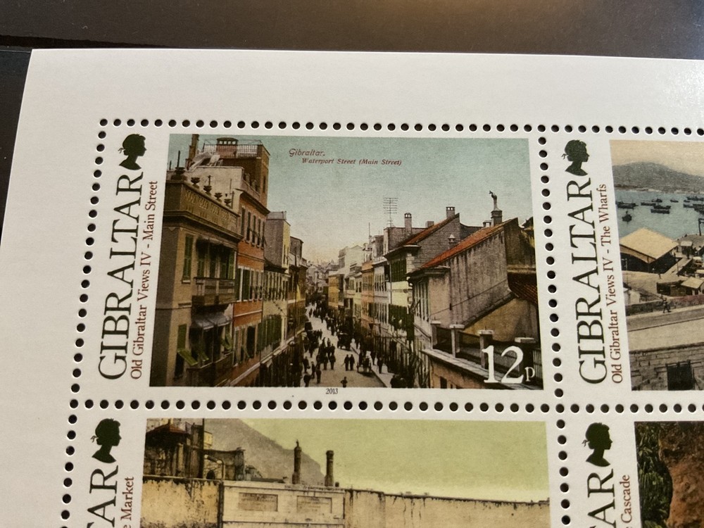 Gibraltar mint never hinged Gibraltar views stamps sheets B2657