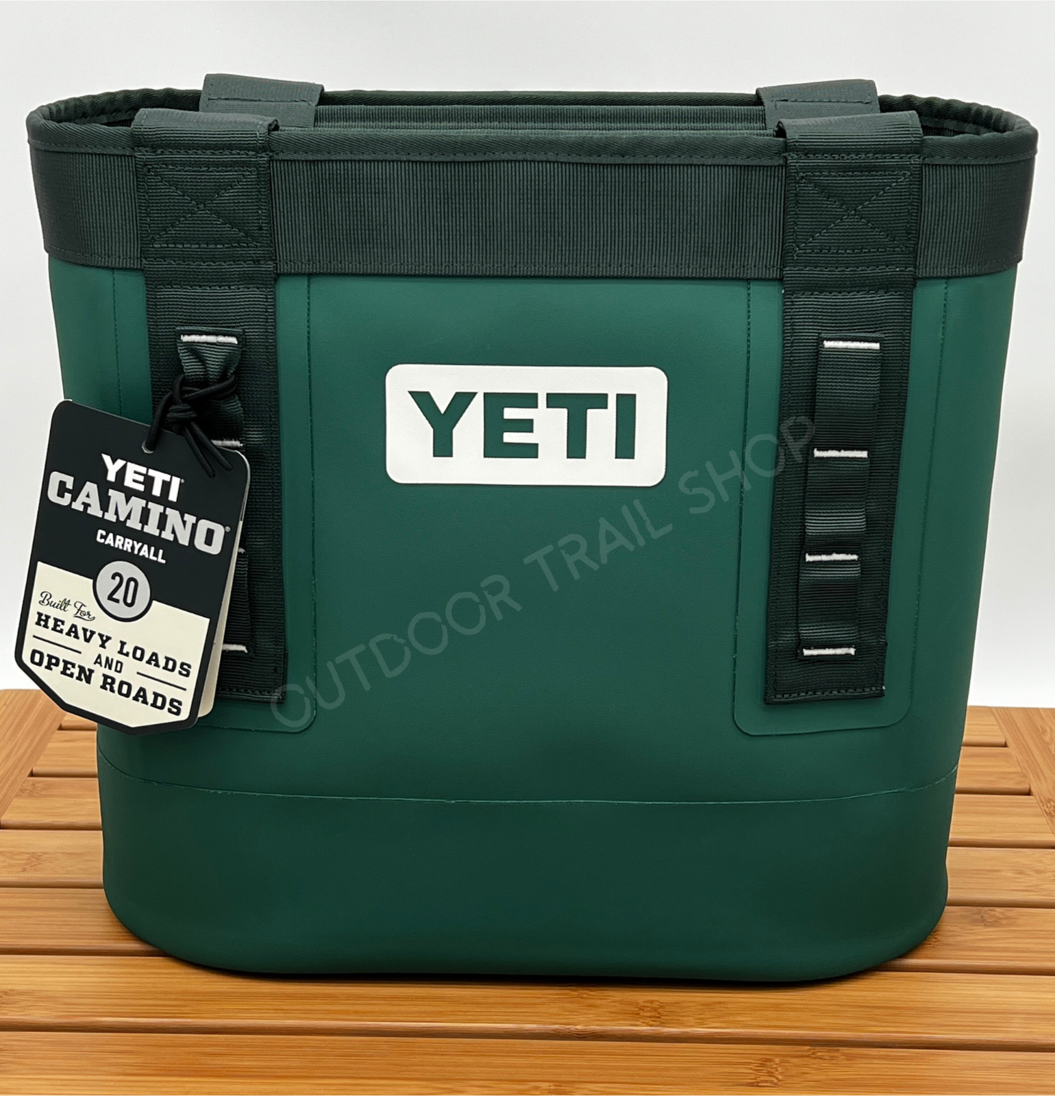 YETI Camino 20 Carryall – Black Forest Green | Waterproof, Rugged Tote