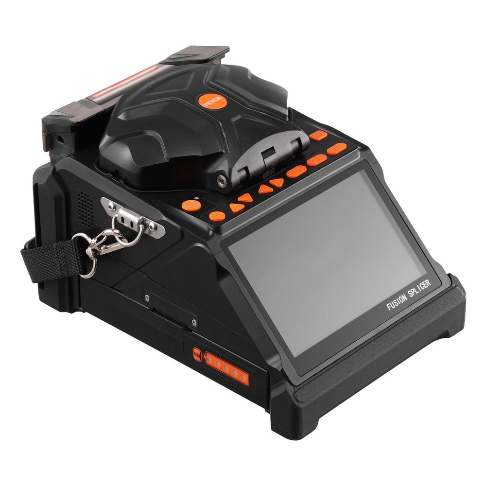 Fiber Optic Splicing Machine 6 Motor Core Clad Alignment 5 Inch View