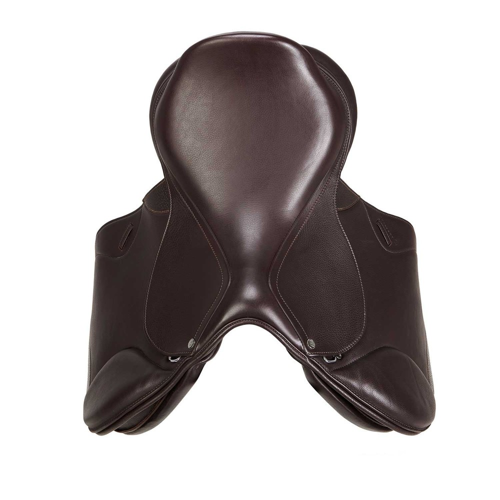 Meredith Double Leather Jump Saddle 16.5"