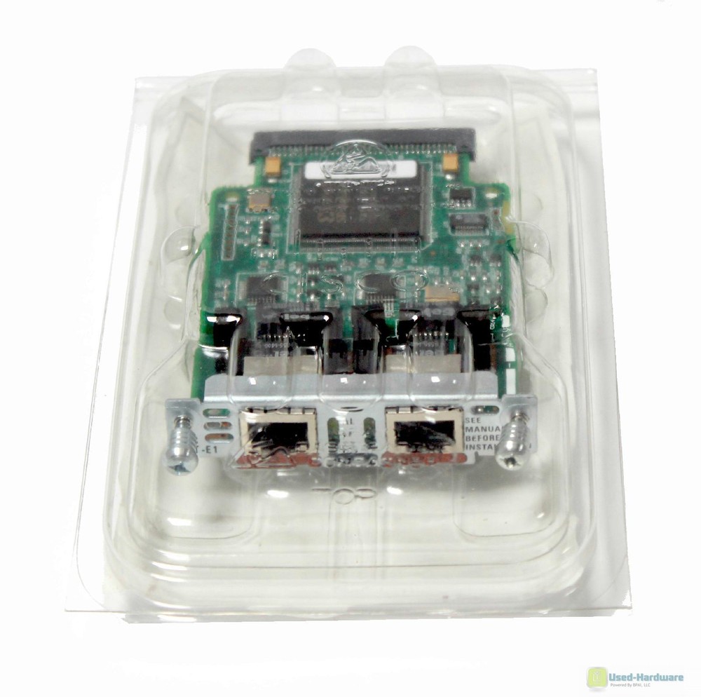 Cisco VWIC-2MFT-E1 2-Port RJ-48 Multiflex Trunk-E1 Voice Interface Module Card
