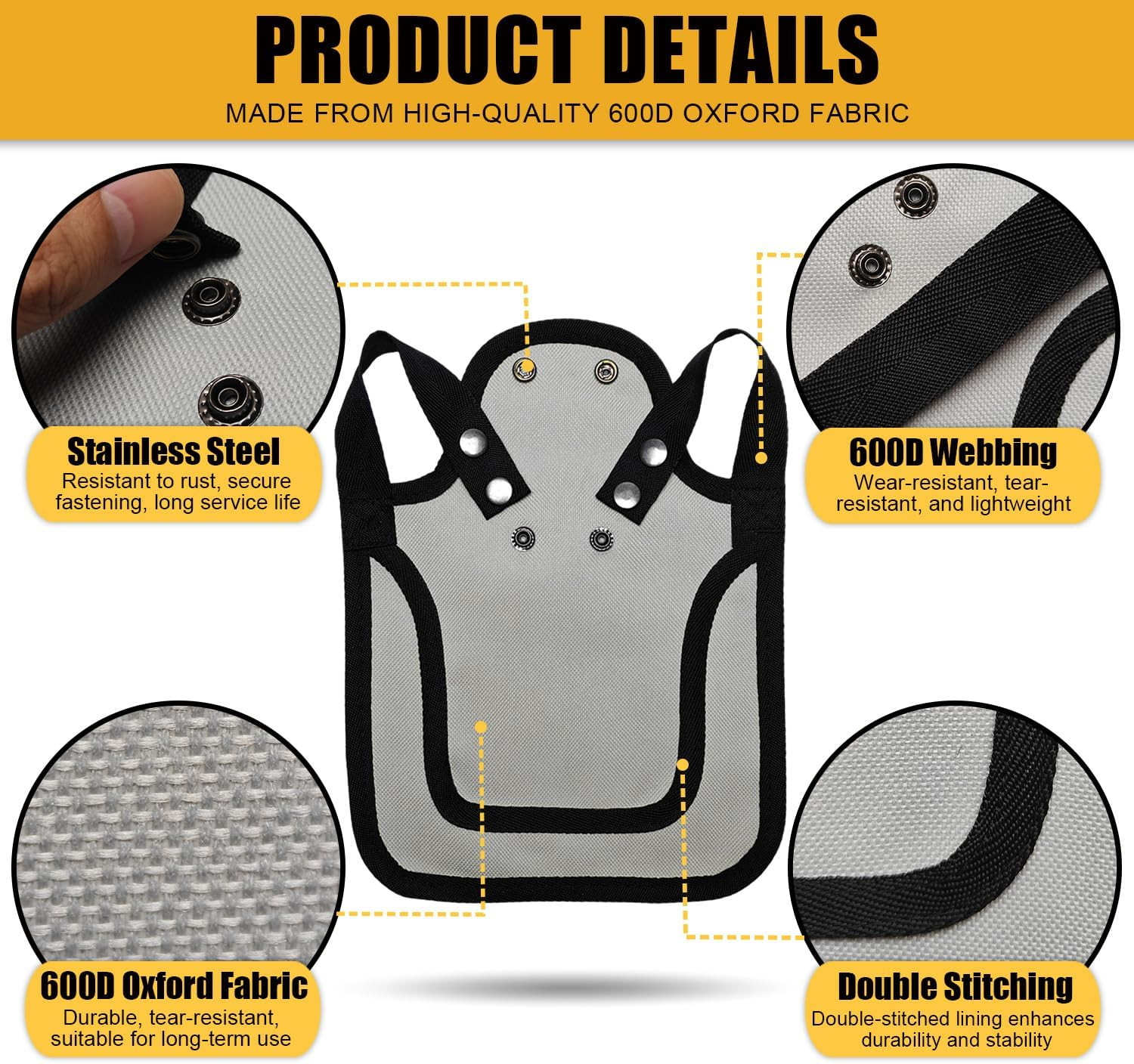 6 PCS Chicken Saddle for Hens, Chicken Aprons for Hens with Adjustable Strap, He