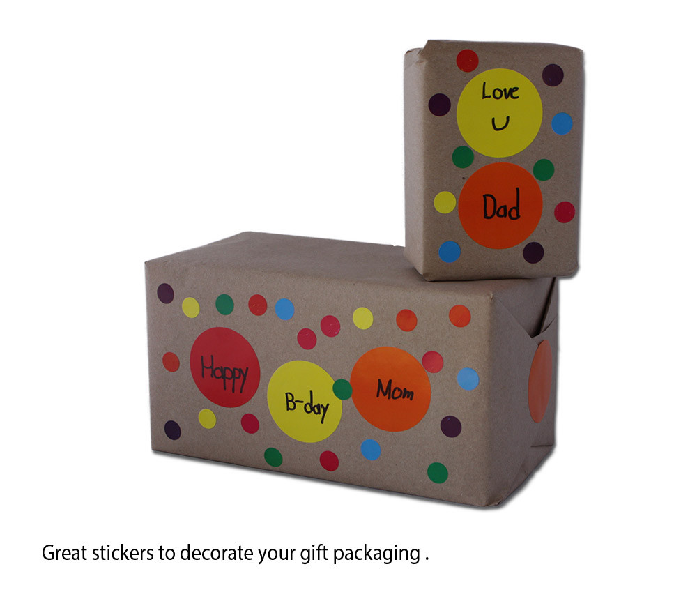 Green Color-Coding Labels in Various Sizes 8MM-38MM (¼ " - 1 ½ ") 15 Sheets