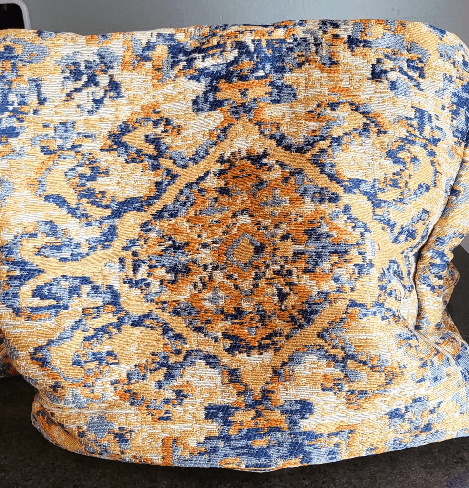 Anji Mountain pouf cover