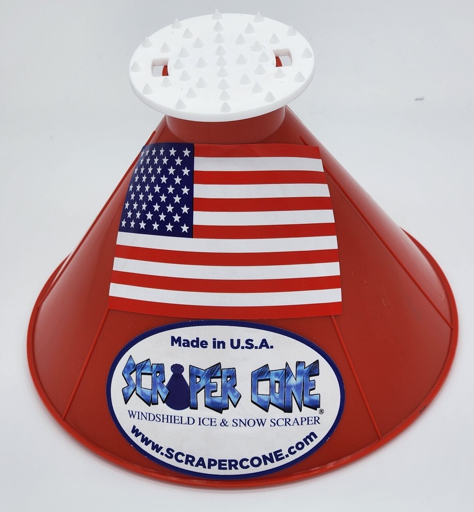 SCRAPER CONE®️ The Original Ice Scraper US Flag Special Addition Ice Scraper
