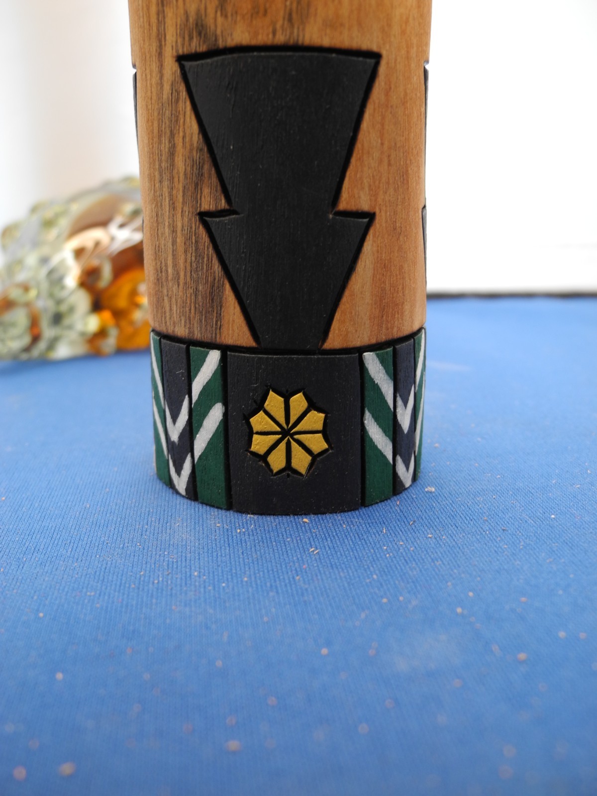 NATIVE AMERICAN ZUNI "BEAR" KACHINA BY WALTER HUGHTE