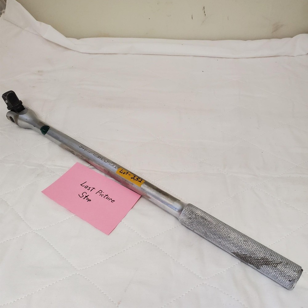 Armstrong Adjustable Torque Wrench Square Drive Mechanic’s Tool LOT-252