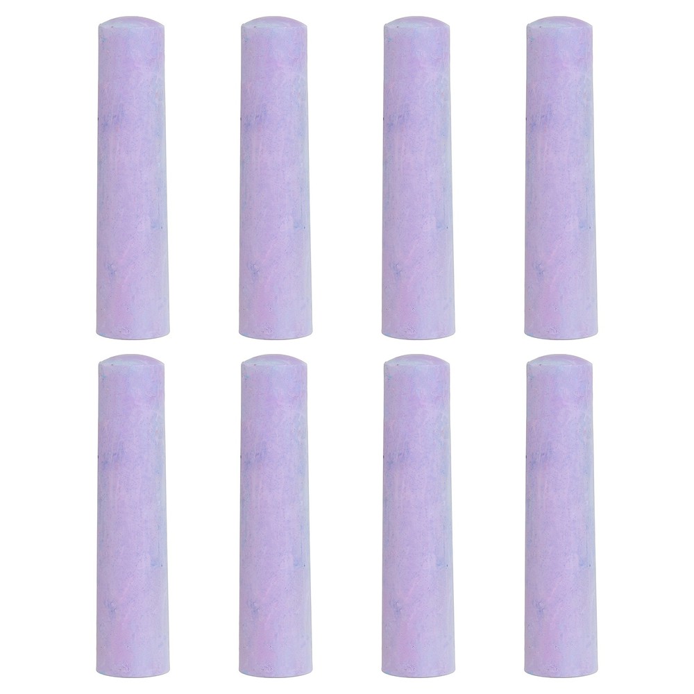 8 PCS Dustless Chalk, Purple Sidewalk Chalk Large Solid Huge for Outdoor