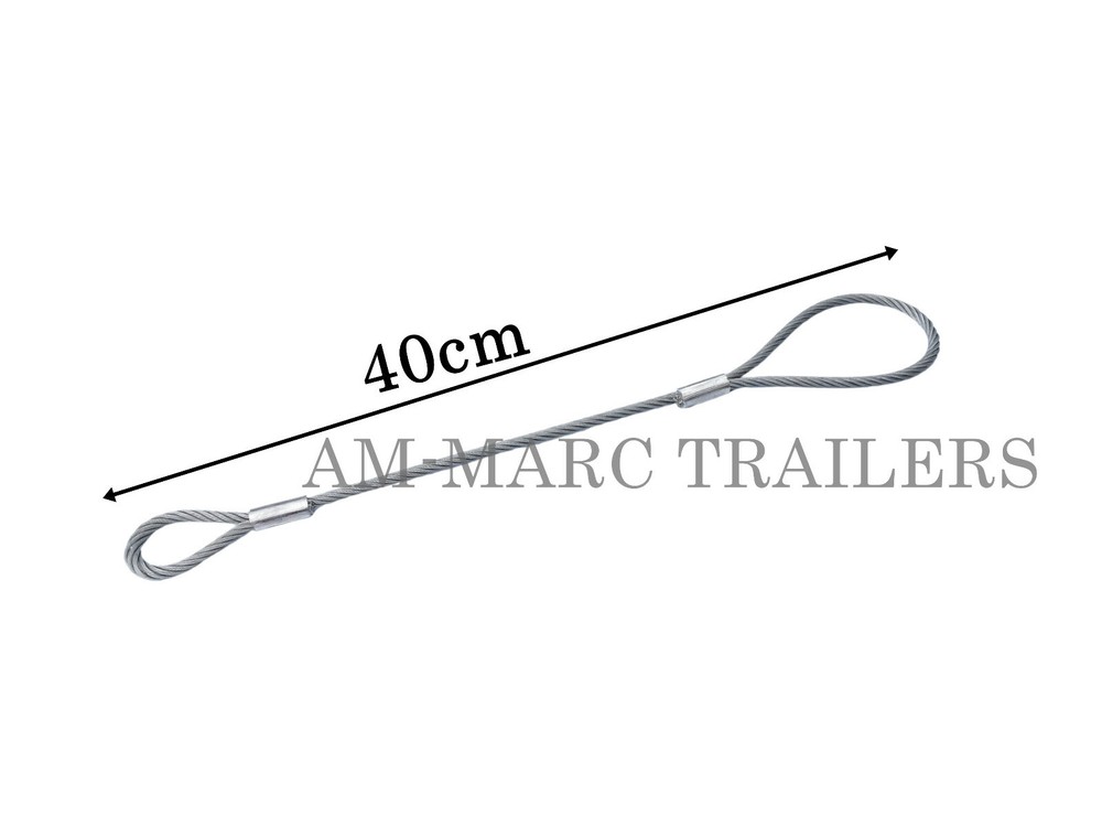 Secondary Trailer Safety Cable Coupling for Unbraked Trailers