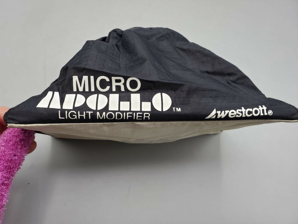 Vintage Westcott Micro Apollo Light Modifier Foldable Diffuser for Flash Units