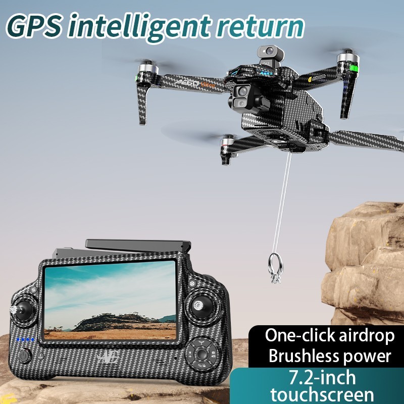 AE60 Drone GPS 7KM FPV 3-axis Gimbal 4K Camera 360°Obstacle Avoidance Quadcopter