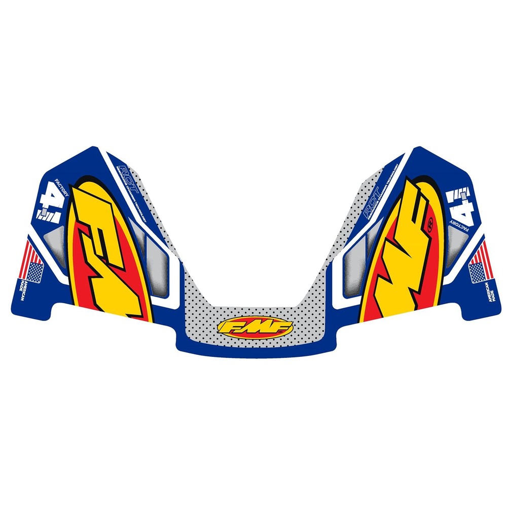 FMF Racing Replacement Decals - 2020 Blue Logo Kit 014849
