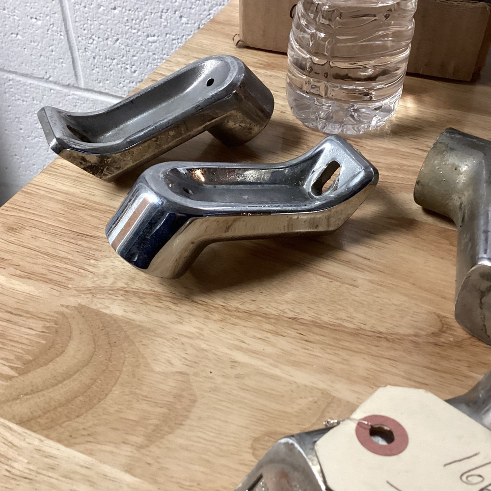 International Cab Grab Handle Ends Chrome Plated 1663492C1 Eagle One Used