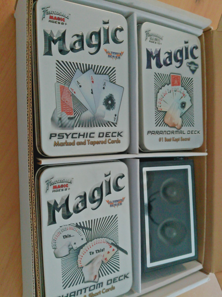 MAGICIAN MAGIC SET Fantasma Ultimate Magic Card Set (250+ Tricks) Mega Magic Set