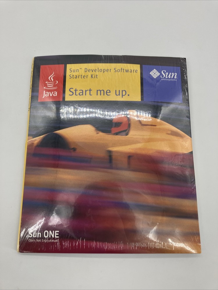 Java Sun ONE Starter Kit, Complete w 8 Discs + Certification Key Sealed