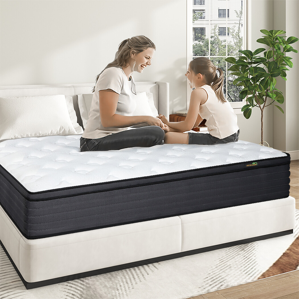 14"/12" Mattress Hybrid Spring Comfy Mattress in A Box Twin Full Queen King Size