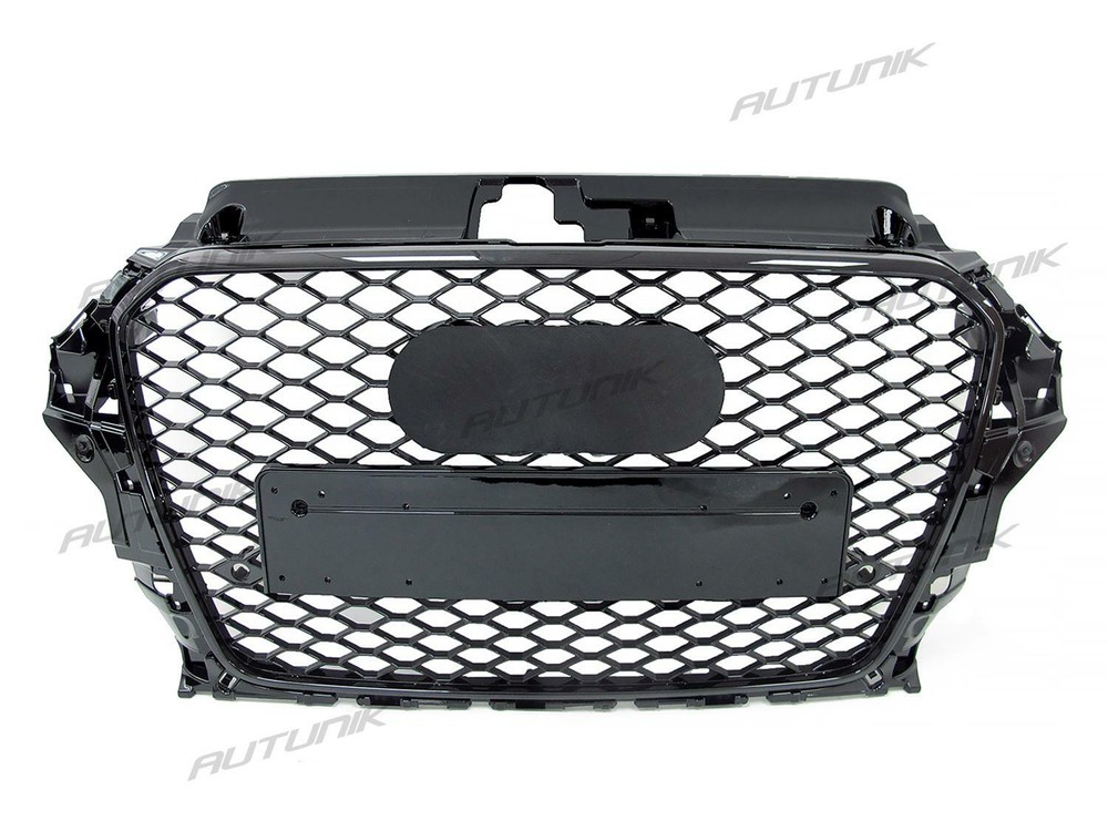 For 2013-2016 Audi A3 S3 Front Grille Honycomb Bumper Grill RS3 Style