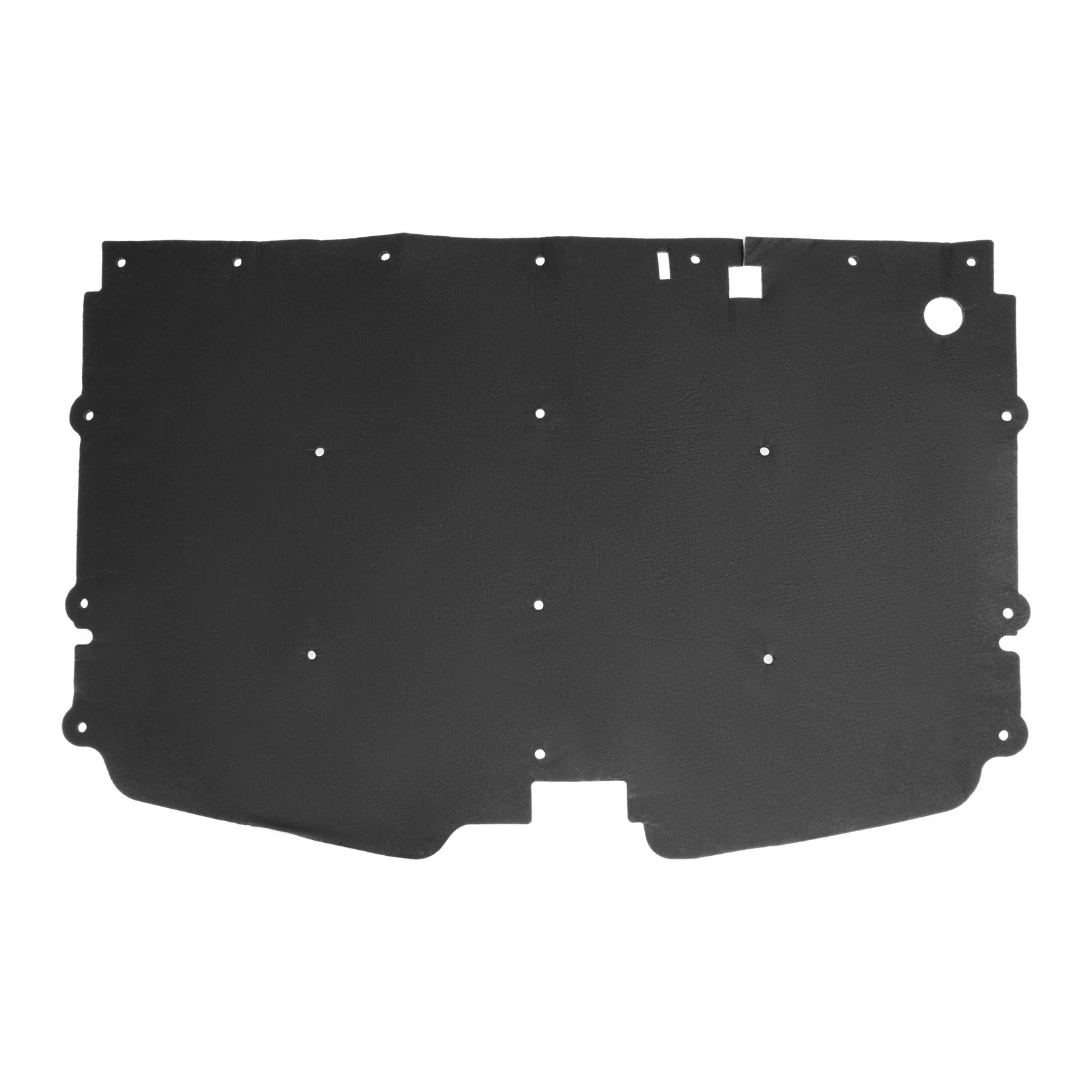 For 1988-98 Chevy GMC Truck Hood Insulation Pad 1/2" W/ Clips C1500 C2500 C3500