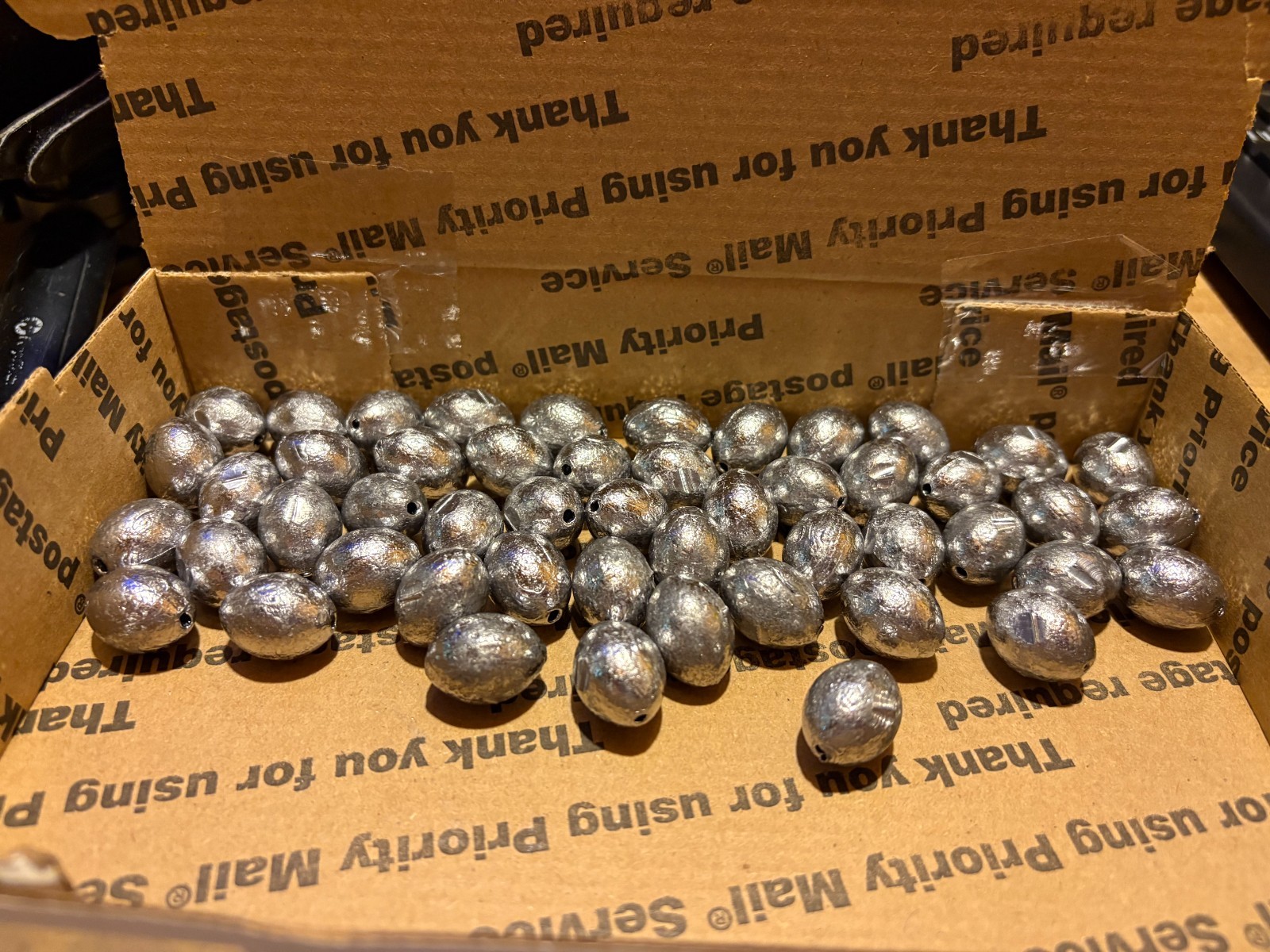 1 oz Egg Sinkers Slip Fishing Weights Choose Qnty 50/100/150/200/250