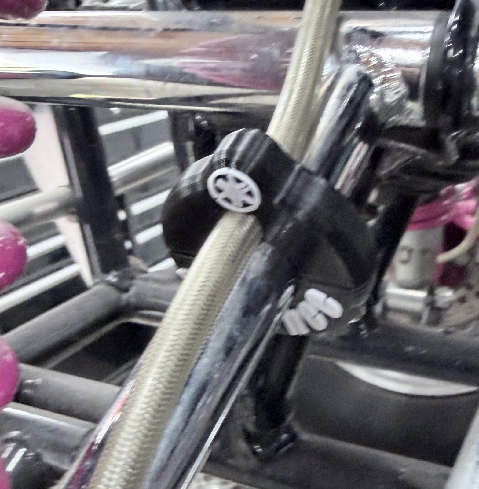 YAMAHA BANSHEE FRONT A-ARM BRAKE 1/4" LINE CLAMP 1987-06 3/4" ID PRO RACING NEW!