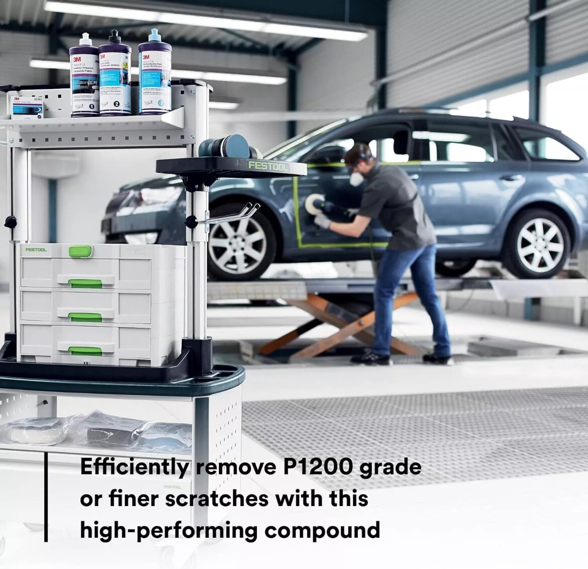 1 Quart 3M Perfect It EX Rubbing Compound 36060 - Heavy Duty Auto / Car Gloss