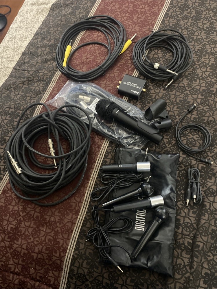 Audio & Karaoke Gear Bundle – Mics, Cables, & DAC