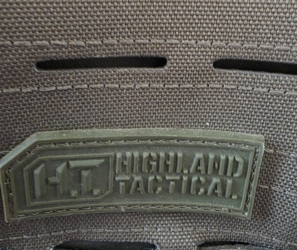 Highland Tactical Green Laser Cut Backpack