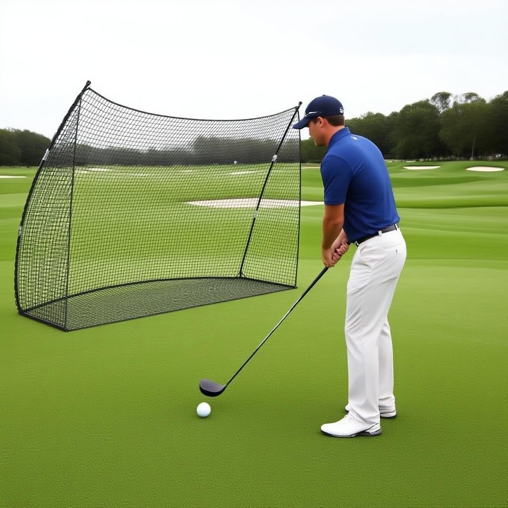Golf Practice Net 10x7 FT, Golf Hitting Nets for Backyard, Includes Carry Bag