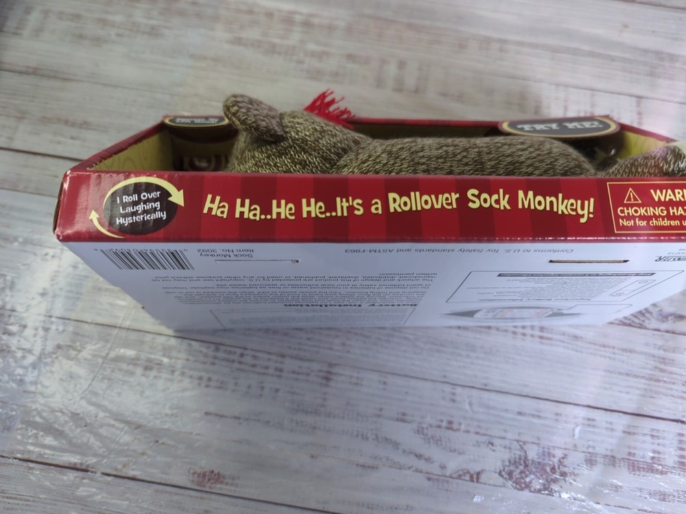 LOL Rolling Laughing Rollover Sock Monkey Westminster