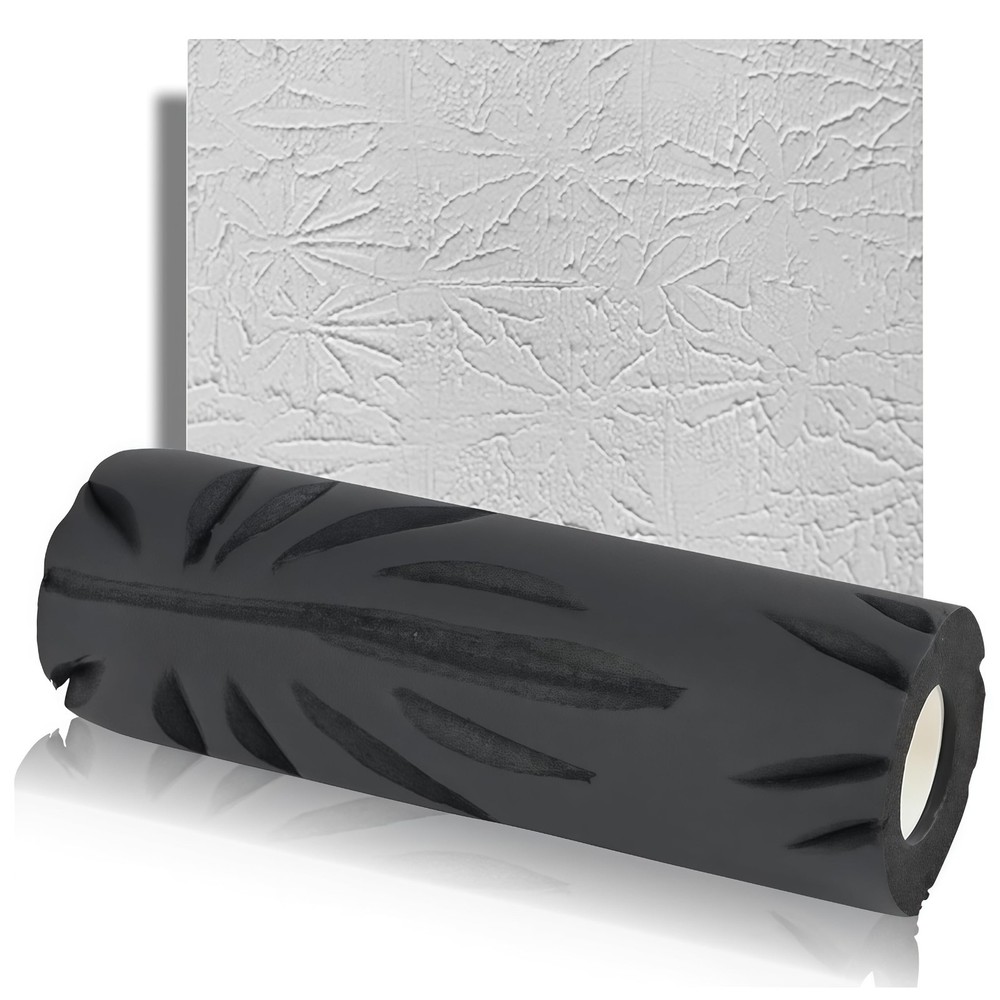 9" Crow's Foot Wall & Ceiling Textured Roller - High-Adhesion Drywall Tool, Easy