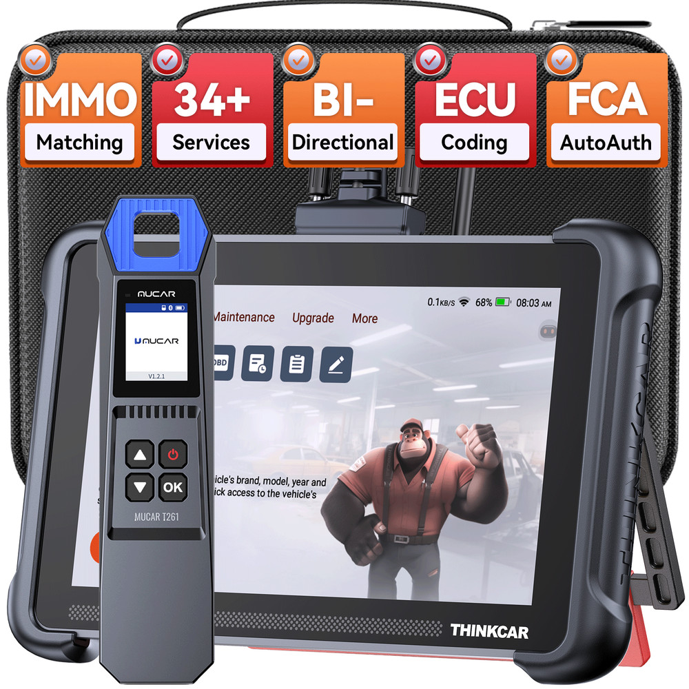 ThinkScan TPMS Scanner 689 +MUCAR T261 TPMS Relearn Programming Tool ECU Coding