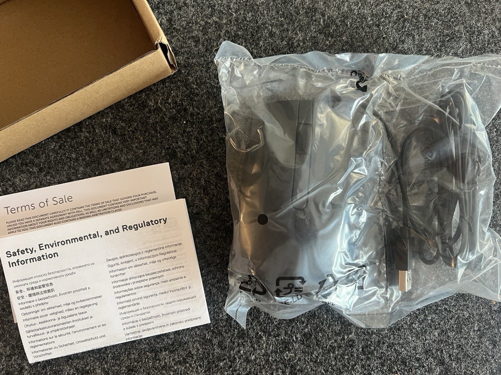 NEW In Box Dell Wired Mouse with USB Conntection Model MS116-BLK