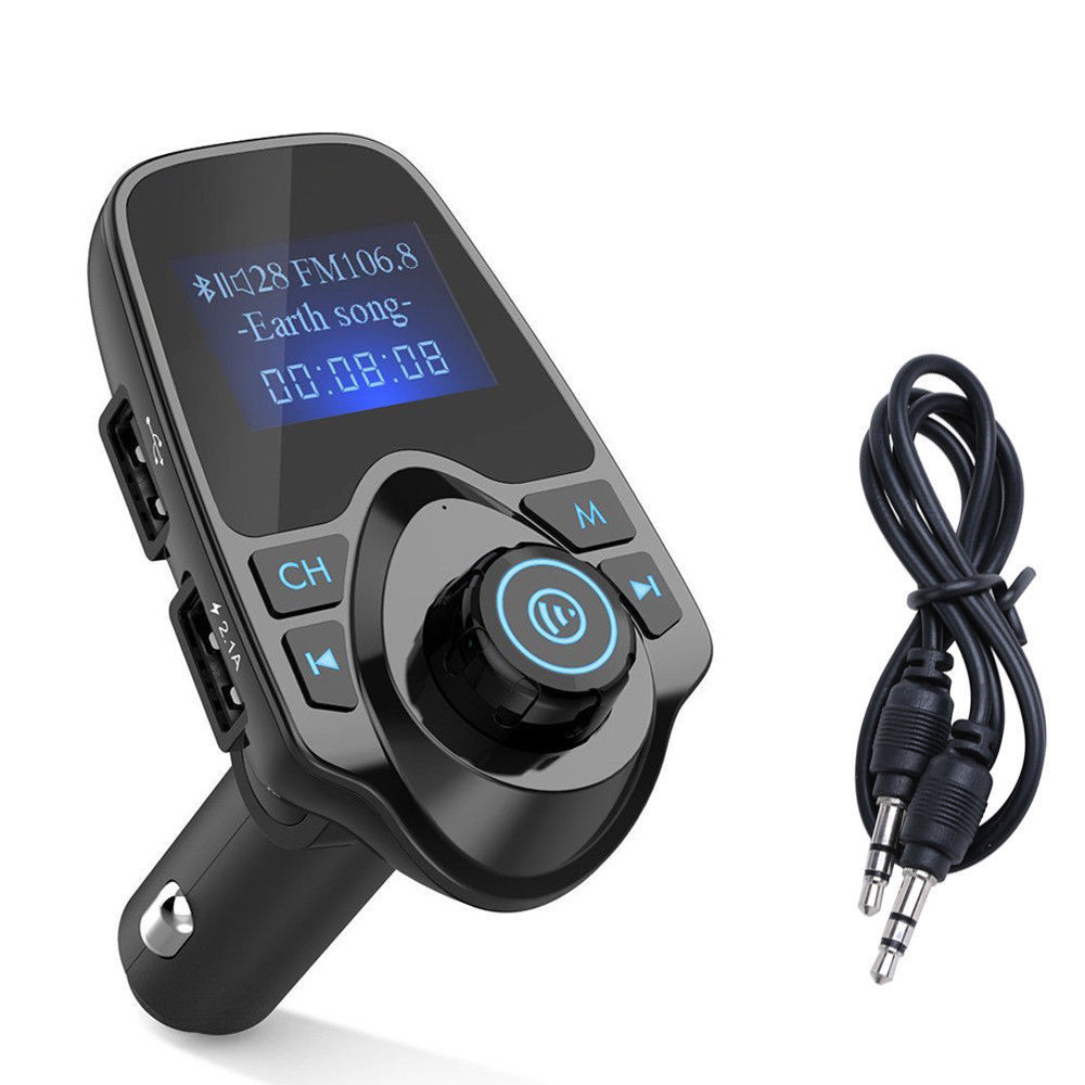 Bluetooth FM Transmitter MP3 Player Car Kit Charger For iPhone 6 7 8 x Dual USB