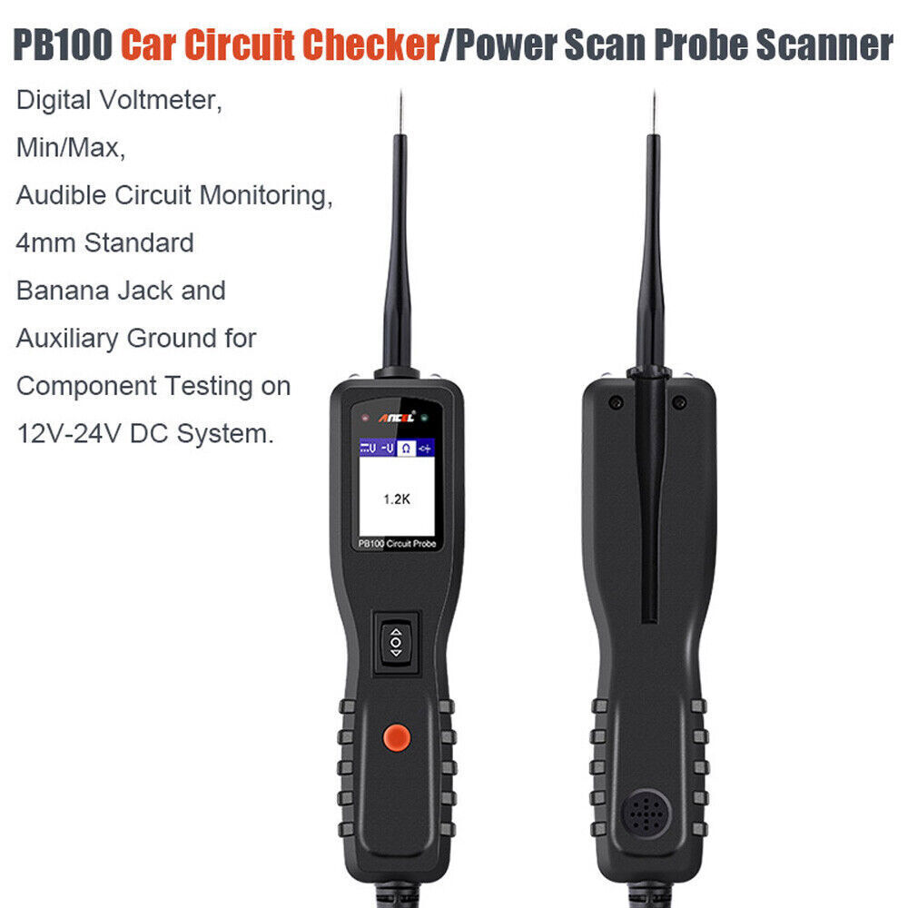 ANCEL PB100 Circuit Tester PowerScan Electrical System Diagnostic Tool 12V & 24V