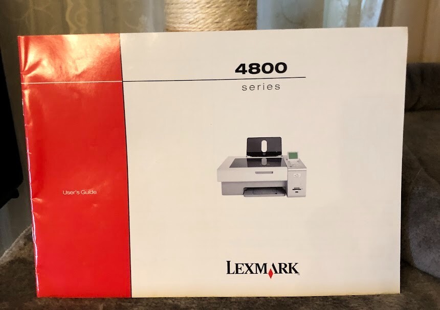 Lexmark 5400 Series User's Guide Book (Manual)